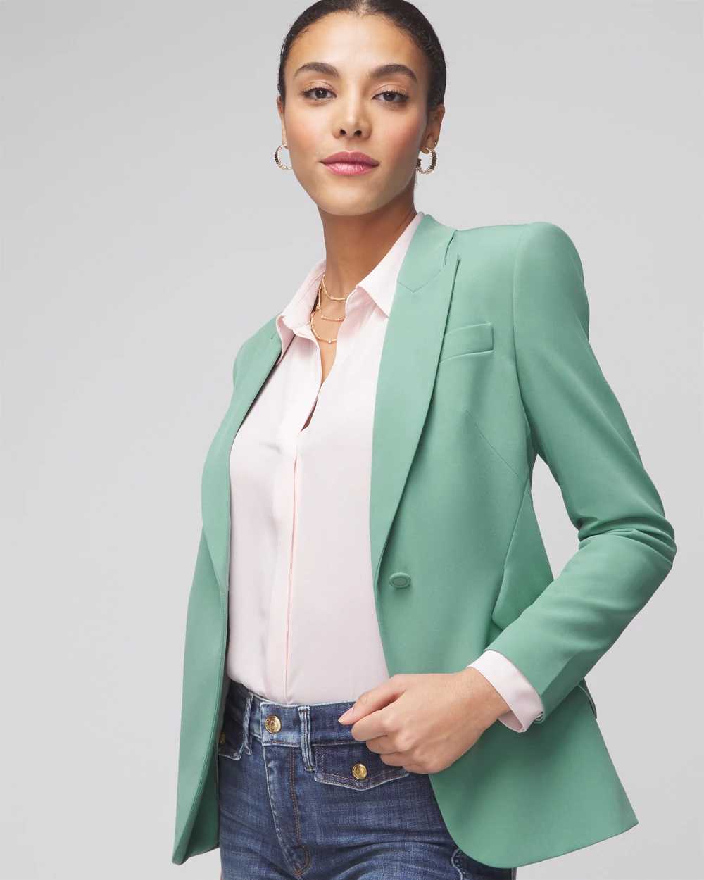Ladies petite blazers best sale